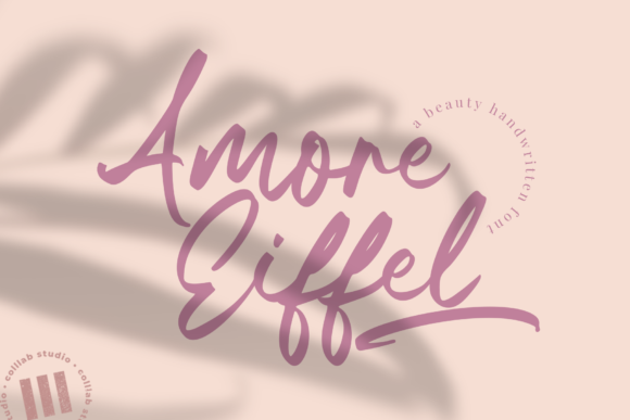 Amore Eiffel: A Handwritten Font That Breathes Quiet Confidence