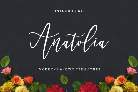 Anatolia Script Font for Handmade Creators