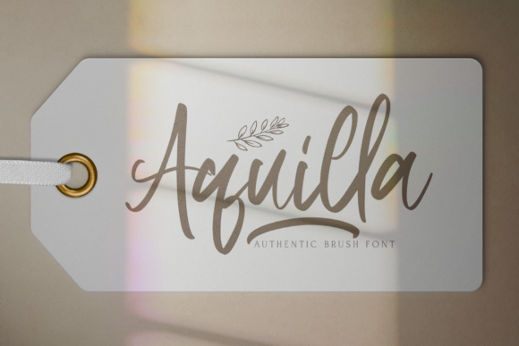 Aquilla: A Handwritten Font That Elevates Real Small Business Branding