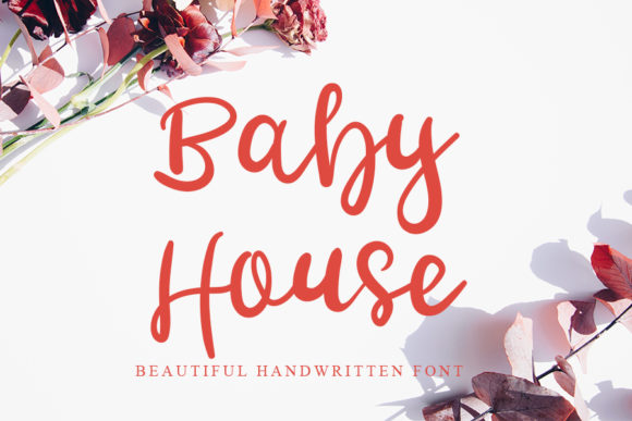 Baby House: A Playful Handwritten Font for Warm, Memorable Branding
