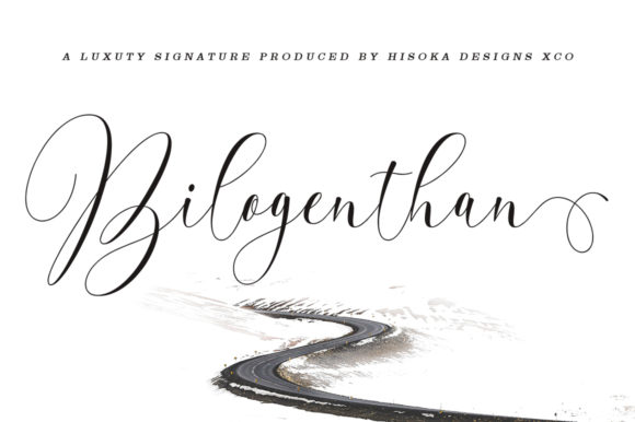 Bilogenthan: A Handwritten Font That Elevates Digital Branding