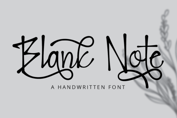 Blank Note: A Handwritten Font That Converts Scrollers Into Followers