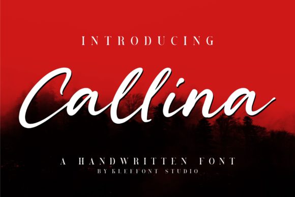 Callina: A Delicate Handwritten Font for Thoughtful Branding