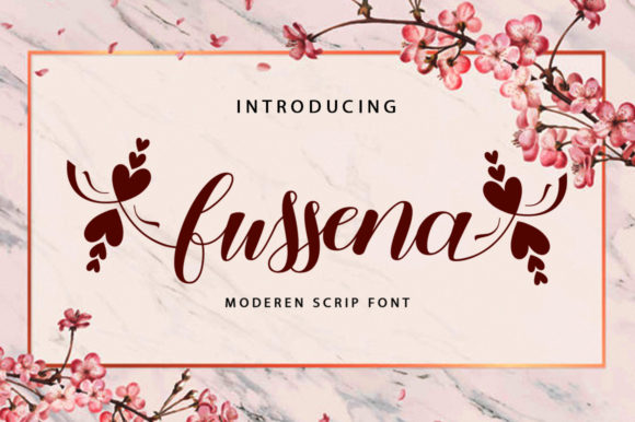 Fussena: A Handwritten Font That Makes Your Brand Feel Thoughtful