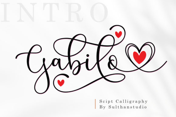 Gabilo: A Delicate Handwritten Font for Digital Branding