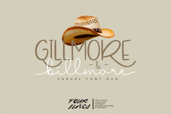 Gillmore Billmore: A Versatile Script & Display Typeface for Handmade Creators