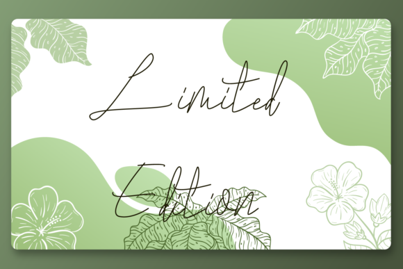 Limited Edition: A Handwritten Font That Elevates Digital Branding