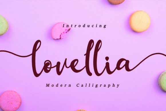 Lovellia: A Sweet, Modern Handwritten Font for Small Business Branding