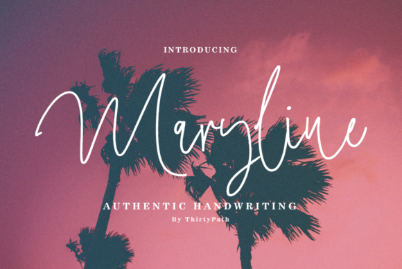 Maryline: An Elegant Handwritten Font for Thoughtful Branding