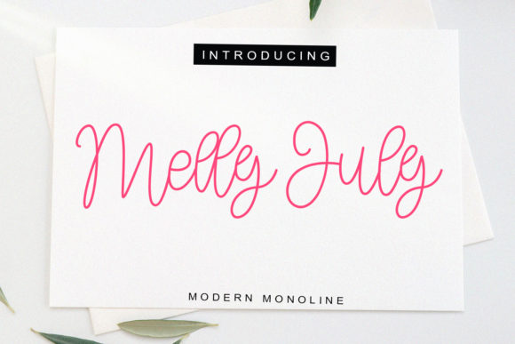 Melly July: A Flowing Handwritten Font for Editorial Elegance