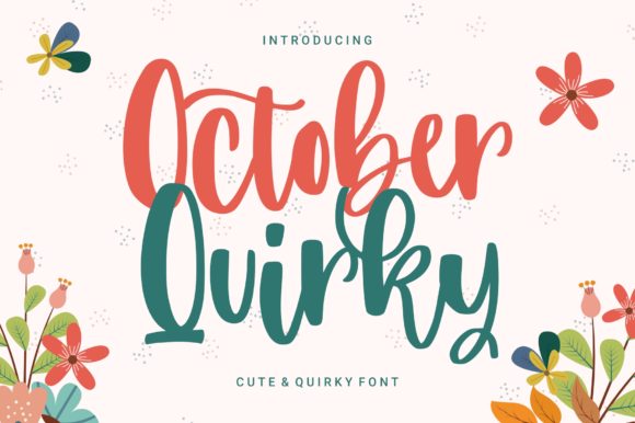 October Quirky: A Handwritten Script Font for Editorial Warmth