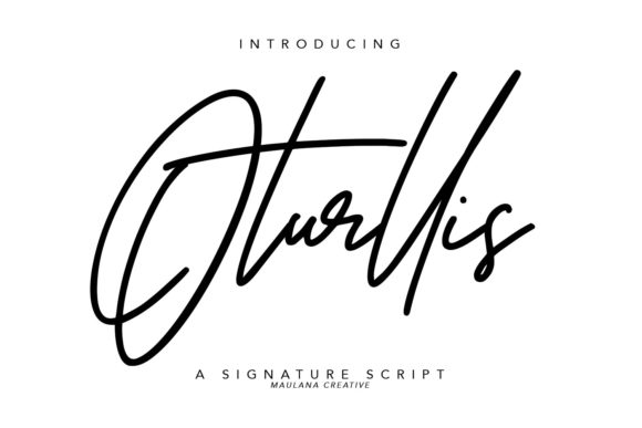 Oturllis: A Handcrafted Script Font That Elevates Your Brand