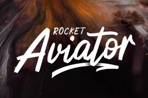 Rocket Aviator: A Modern Handwritten Typeface for Thoughtful Design