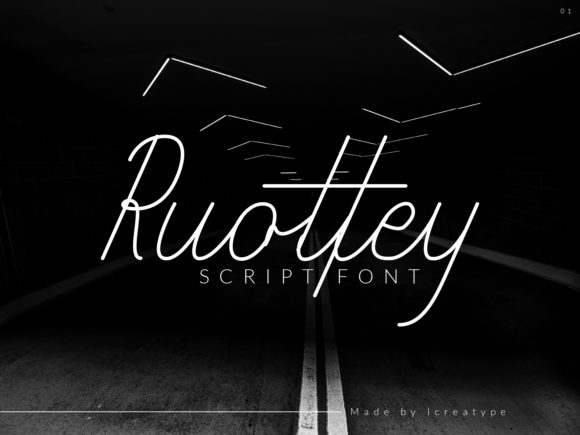 Ruottey: A Handwritten Font That Feels Like It Belongs