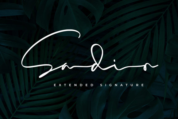 Sadio: An Elegant Handwritten Font for Brand Identity