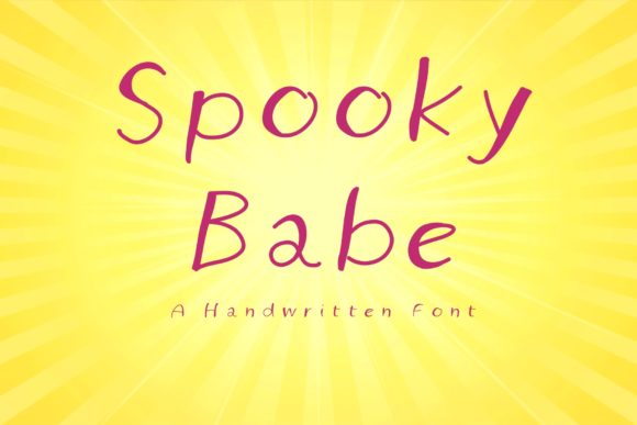 Spooky Babe: A Handwritten Font That Makes Your Campaign Stand Out