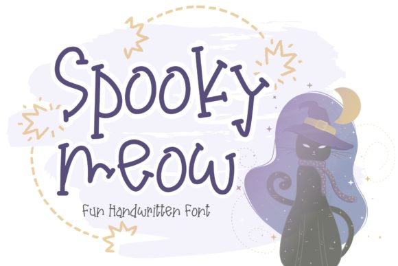 Spooky Meow: A Friendly Handwritten Font That Actually Works