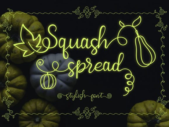 Squash Spread: A Script Amp Font That Elevates Campaign Headlines