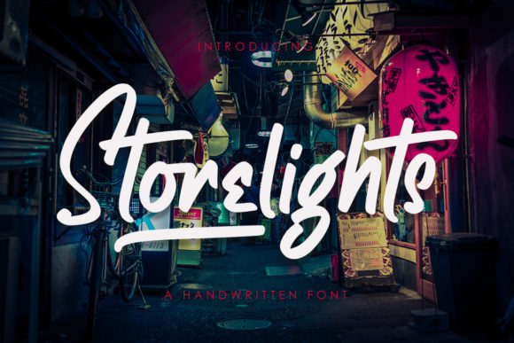 Storelights: A Handwritten Font That Feels Like Home