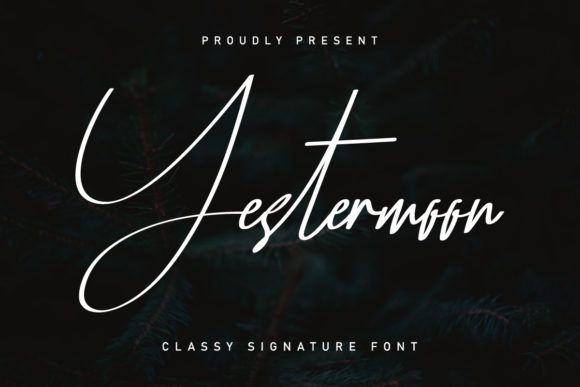 Yestermoon: A Thoughtful Script Typeface for Editorial Warmth