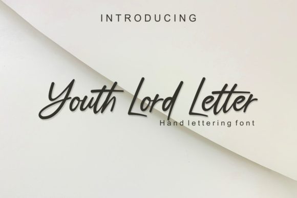 Youth Lord Letter: A Modern Handwritten Font for Digital Design